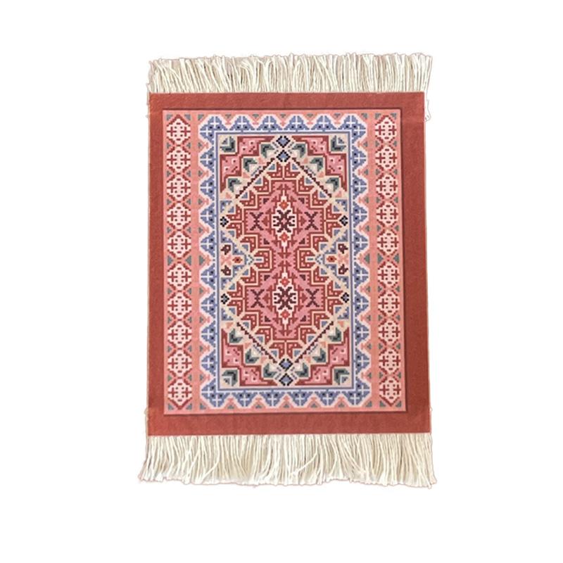 

1шт тканевый теплоизолятор коврик для мыши кухонный тканый коврик офисный стол подставка под тарелку домашний декор персидский стиль