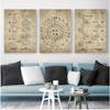 DNA and RNA Genetic Code Wall Art Canvas Painting Prints Genetics Biochemistry Student Gift Vintage Posters Science Wall Decor