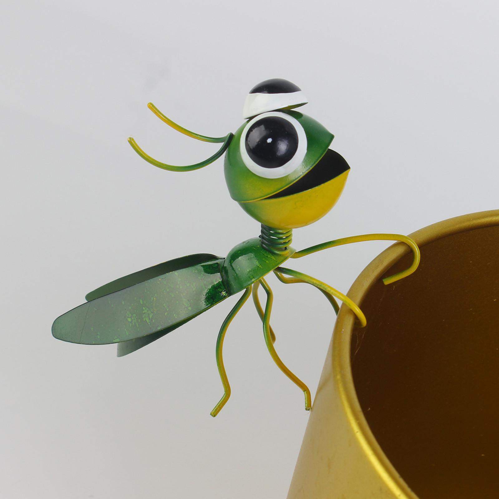 

Металлический двор, арт-сад, украшенный милыми украшениями, настенная скульптура One Size зелёный