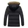 Men's Winter Down-Lined Cotton Jacket for Middle-Aged & Elderly - Warm Outerwear for Autumn and Winter