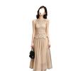 French slim-fit lace sleeveless dress women's two-piece set huge beautiful skirt super fairy fresh explosion commute