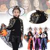 For Boys Girls Performance Clothes Scary Costumes Halloween Cloak Sets Children Cosplay Costumes