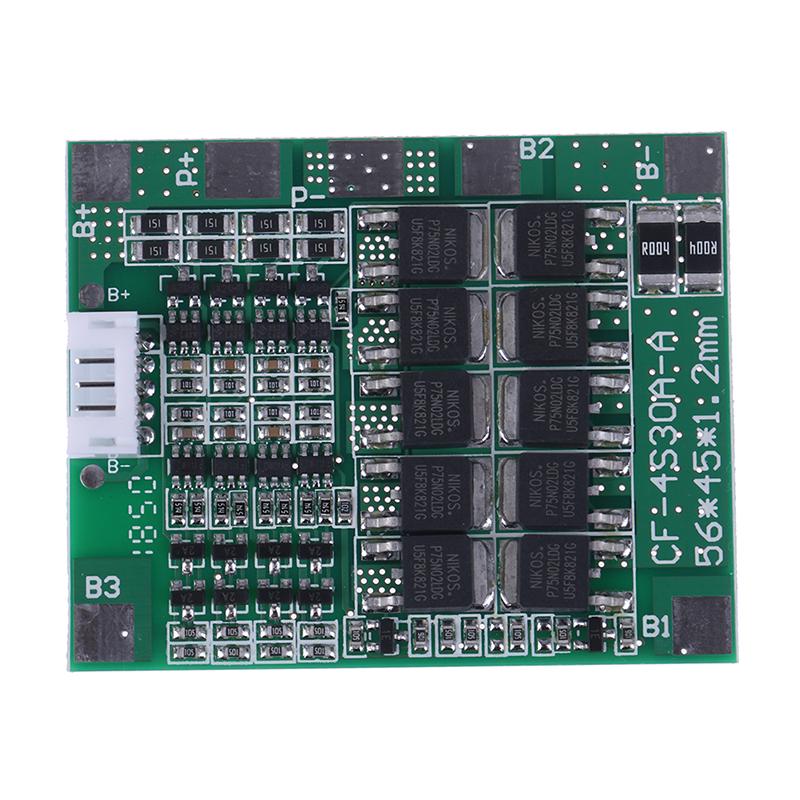 4S 14.8V 30A Bms Pcb Protection Board 18650 Li-Ion Battery Cell Balance