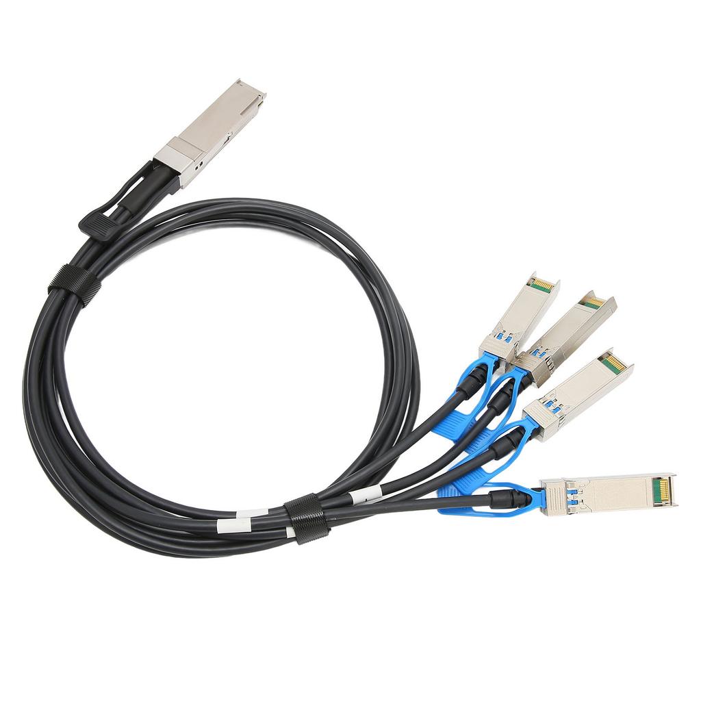 100G QSFP28 DAC Cable 1 Meter Transmission Distance QSFP28 To 4 SFP28 100G Speed Direct Attach Cable for Big Data Device