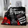 3D My Chemical Romance Band Gerard Way Soft Plush Blanket,Flannel Blanket Throw Blanket for Living Room Bedroom Bed Sofa Cover