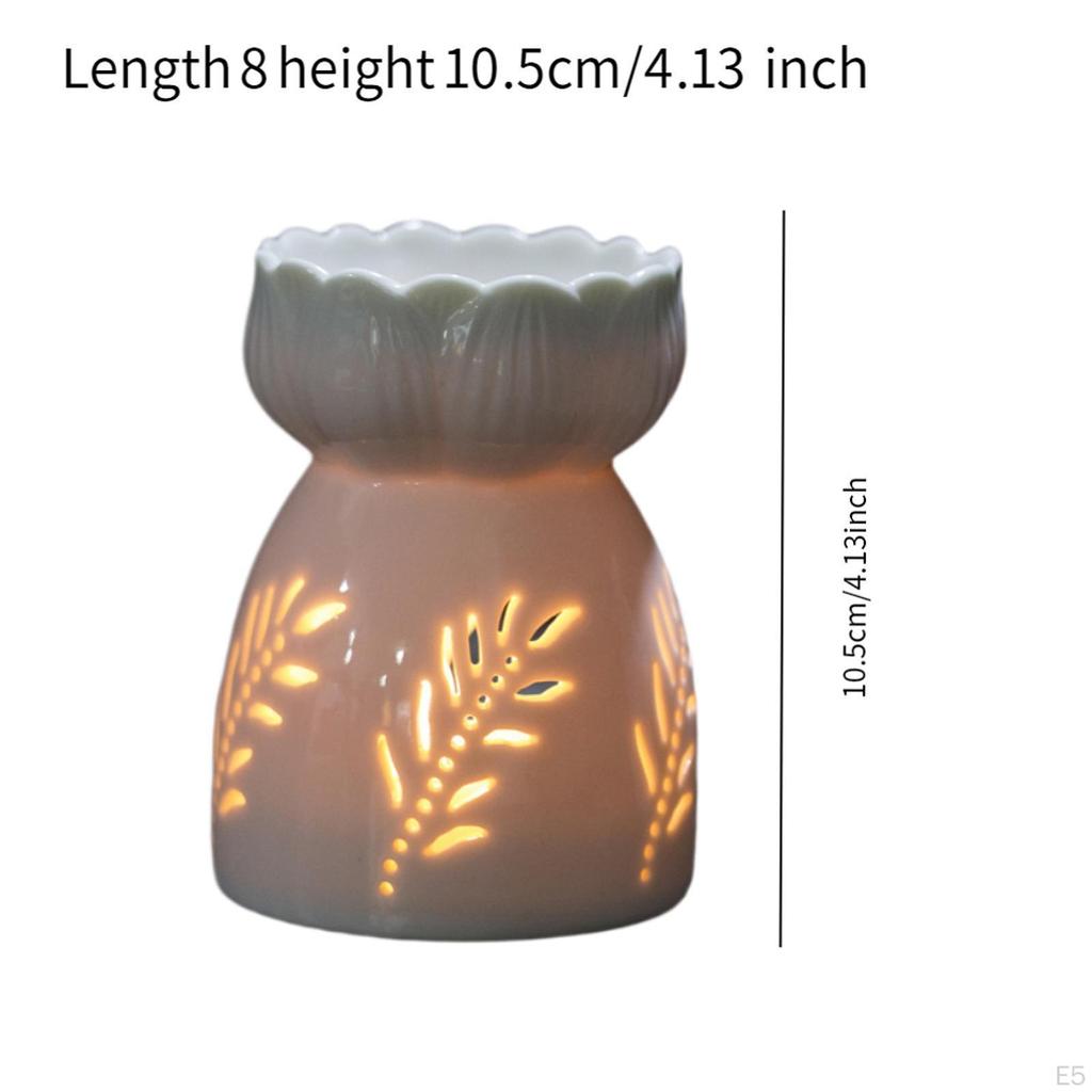 Ceramic Oil Diffuser with Tealight Candle Holder for Essential Oils In Home And Office