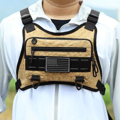 Borsa da petto sportiva traspirante leggera regolabile gilet da corsa anteriore
