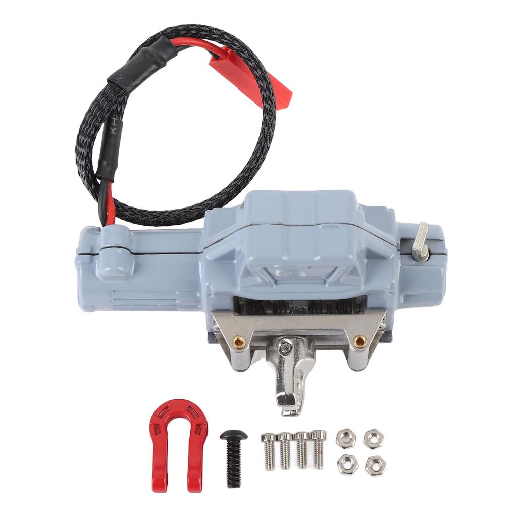 1/10 RC Crawler Winch Metal RC Simulation Winch Replacement for SCX10 1/10 Scale RC Crawler Car