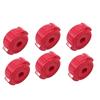 6Pcs Drum Quick Release Nuts Set Cymbal Mate Spare Parts Replacements Drumming Equipment Accessory