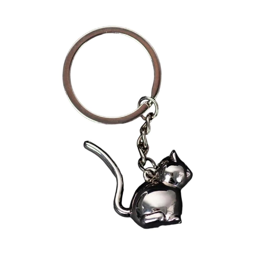 Metal Keychain Commemorative Cat Keychain