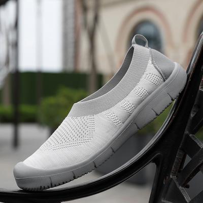Moda plus size sapatos femininos tênis de malha respirável sapatos sapatilhas senhoras slip on tênis casuais mocassins sapatos 2024