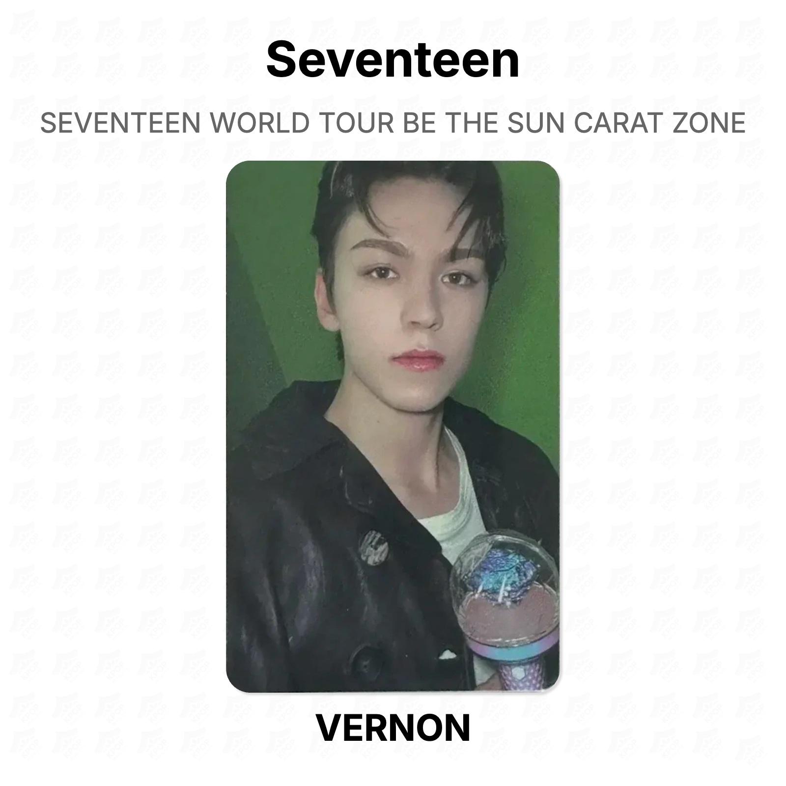 Seventeen WORLD TOUR BE THE SUN CARAT ZONE Official Photocard VERNON