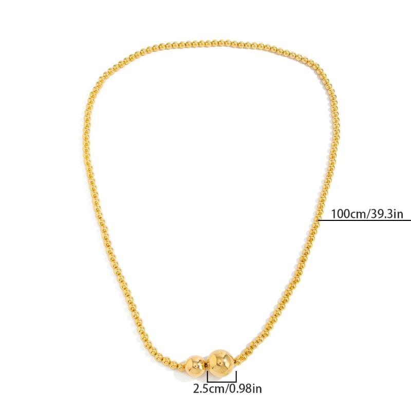 Retro Beaded Long Fringe Necklace Imitation Pearl Sweater Chain Stylish Elegant Women'S Jewelry Unisex Accessories Gift