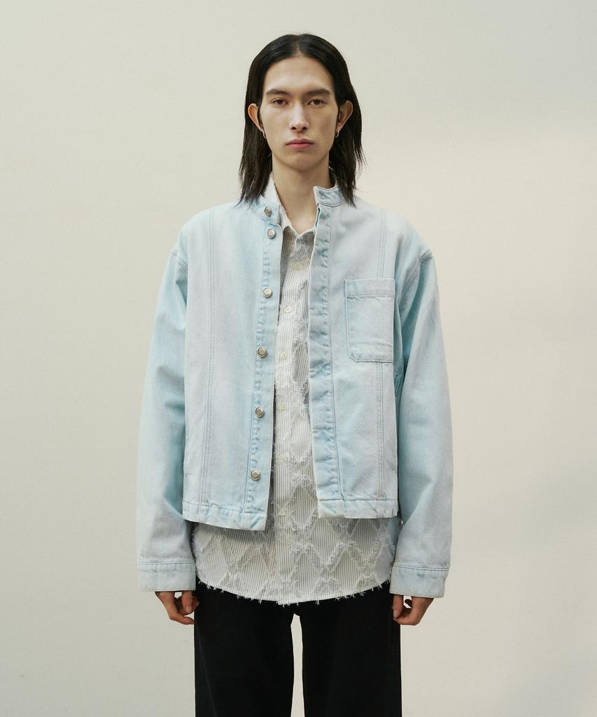 Minav Youthful Hyper Denim Jacket [Light Blue]