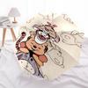 Ombrello da Viaggio a Tema Winnie the Pooh e Amici - 8 Stecche, Apertura e Chiusura Automatiche, Design Pieghevole Portatile, Ombrello Compatto ed Elegante Adatto