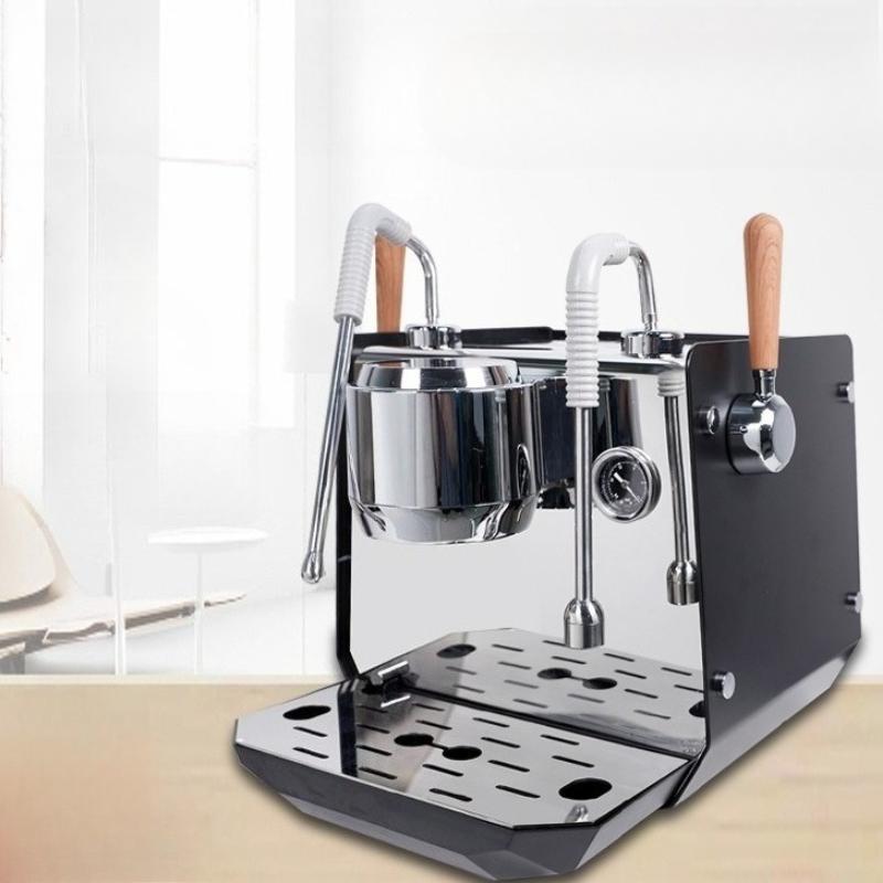 220V Commercial Semi-automatic Coffee Machine Touch Screen Pre Soaking Coffee Machine