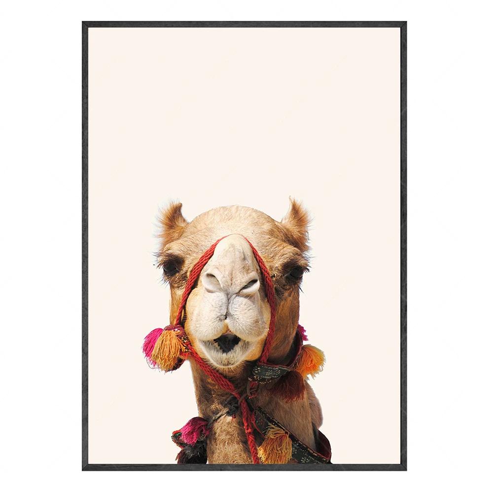 Moroccan Wall Art Canvas Print Marrakesh Architecture  Boho Poster Wall Decor Desert Art Picture Decoration Painting for Home