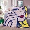 Artist R Roy L Lichtenstein Blanket Soft and Skin Friendly For Couch Bed Napping Bedspread All Seasons Comforter
