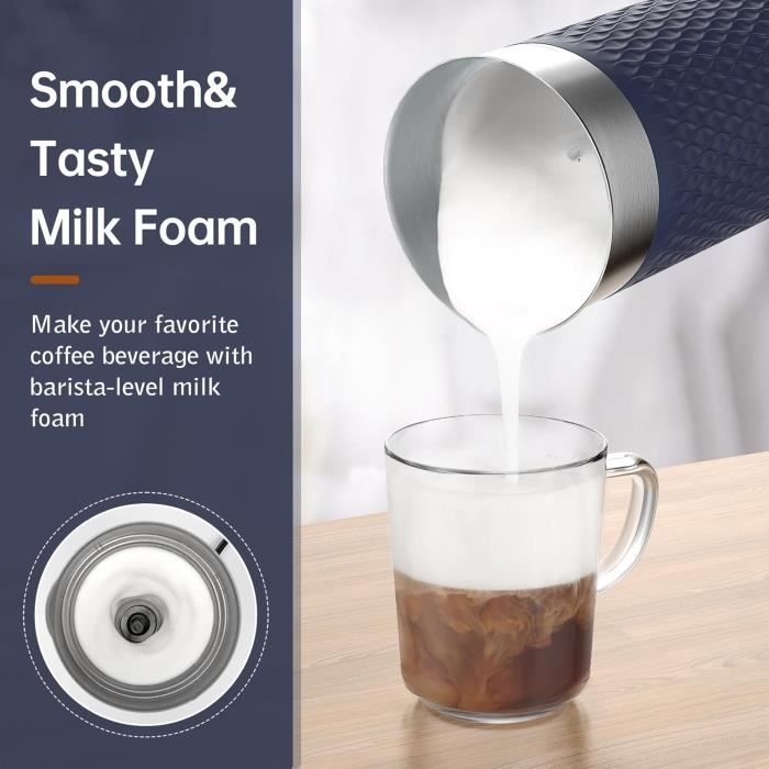 Mousseur à lait électrique - simpletaste - 4 en 1 - 300 ml - 130 ml - anti-adhésif