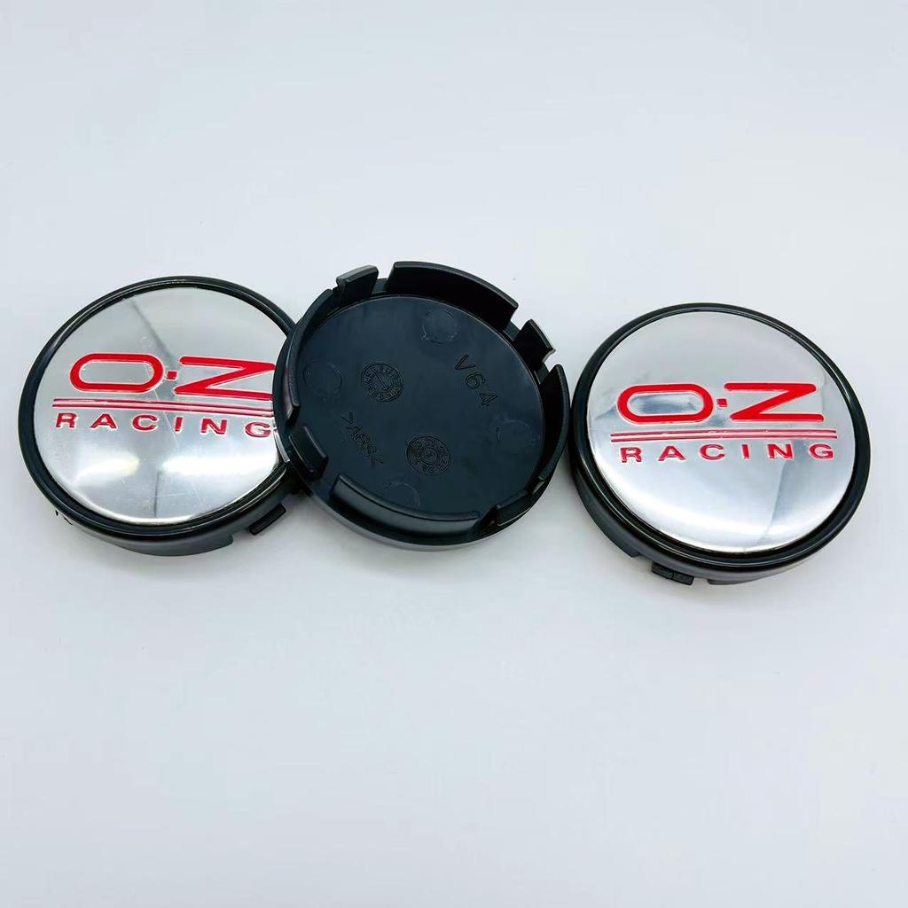 4pcs Car Wheel Center Hub Caps 64mm For OZ Racing Alloy Auto Wheel Rim Center Hub Cap 56mm OZ Badge sticker Styling accessories