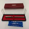 Unused Pilot F Fountain Pen Silver Includes 2 Unopened Inks.
