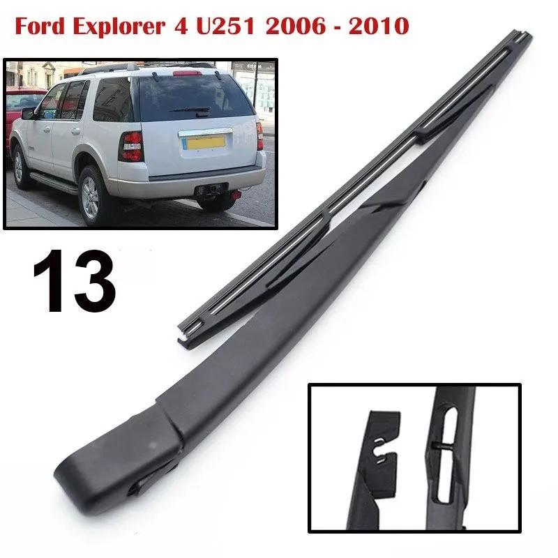 13 Inch Rear Wiper Arm & Blade Set for Ford Explorer 4 U251 2006-2010, Fits Ford Escape, Mercury Mariner, Mazda Tribute, Ford Expedition чёрный