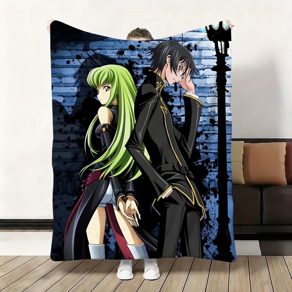 

Код Гиасс Зеро Аниме Плед Фланелевый Пушистый Мягкий Теплый Приятный к коже Плед для дивана Кровати Офиса Дневного сна Зима 30x40in