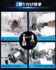 UNI-SHINE H11 LED Headlight for /24V Cars, New 6D Focusing Lens, 18,000 Lumens, 55W