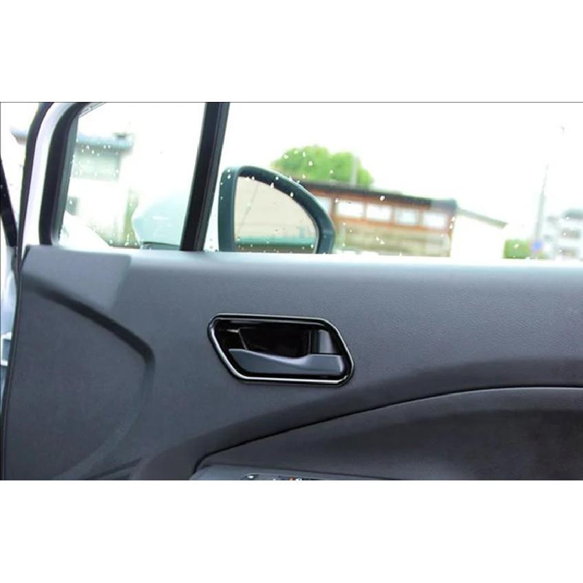 For Suzuki Swift ZC ZD 2024 2025 Carbon fiber style Inner Door Handle Cover Catch Bowl Trim ert Bezel Frame Garnish