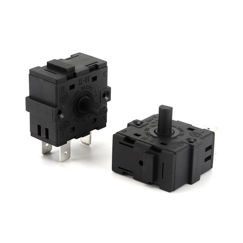 Elektrischer Raumheizer Gangschalter Zubehör 3-Pin 5-Pin Drehschalter Wählschalter Ac 250V 16A
