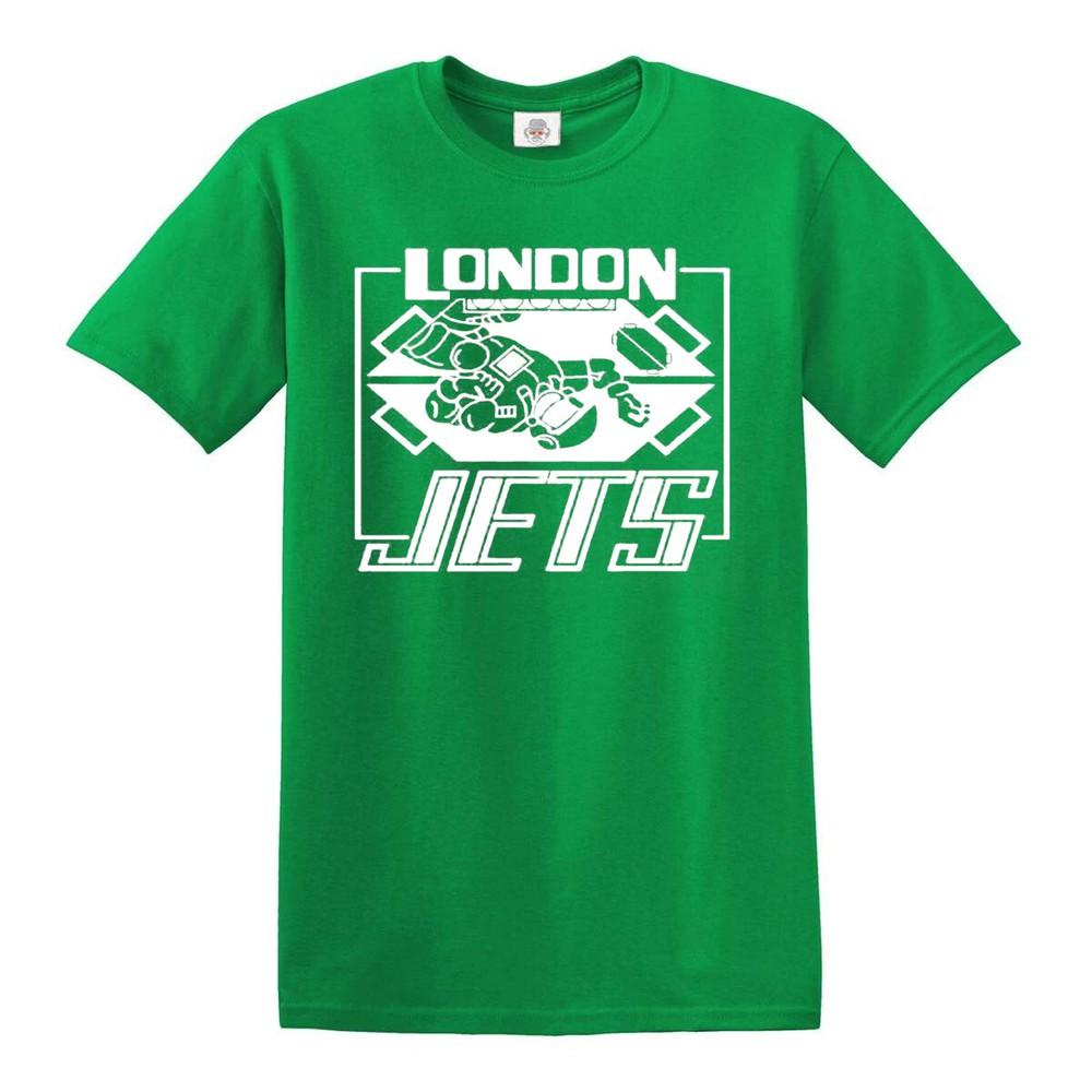 London jets tshirt red dwarf inspired lister rimmer football 100 cotton top 2XL