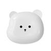 Cute Bear Snack Plate Able Bone Spitting Plate Multifunctional Anti Falling Food-Gradefruit Dry Plate Kitchen Tableware