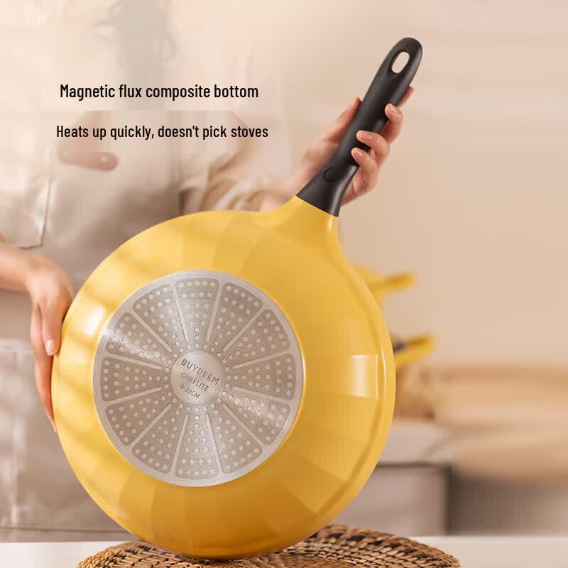 Buydeem PL71 Non-Stick Stir-Fry Pan