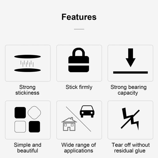 Power Strip Holder Easy Installation Universal Strong Adhesiveness Wall-mounted Household Plug Fixer