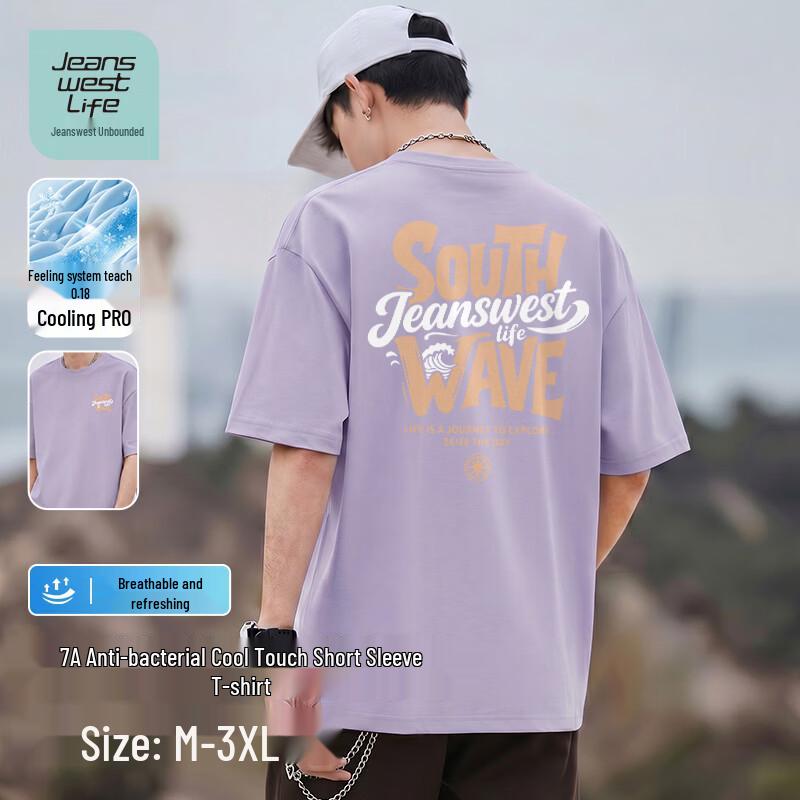 

JEANSWEST LIFE Men s 7A Antibacterial Cool-Feel T-Shirt L