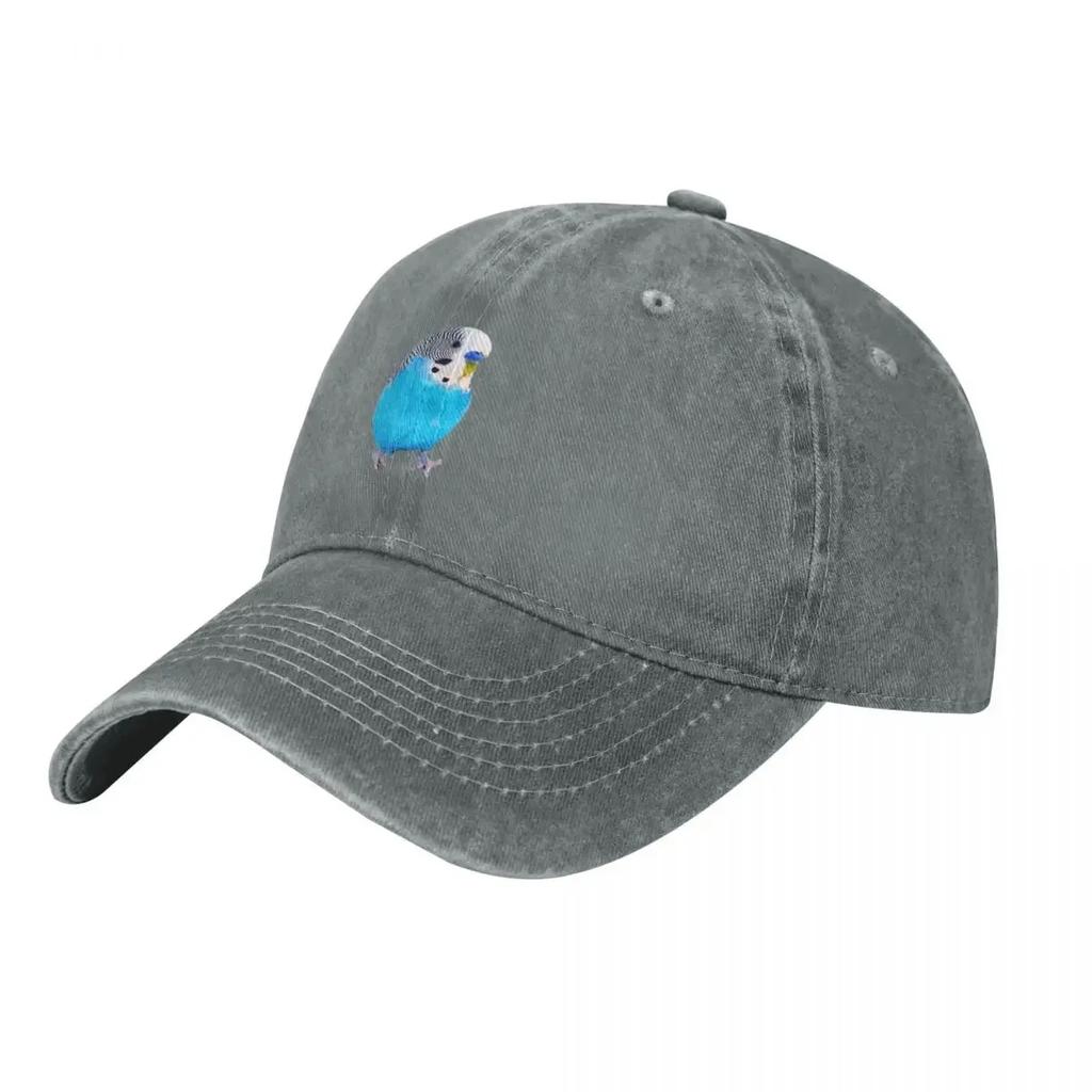 Budgie Blue Cute Bird Art Baseball Cap New In The Hat Winter Hats for Unisex Bobble Hat Custom Caps Boy Womens