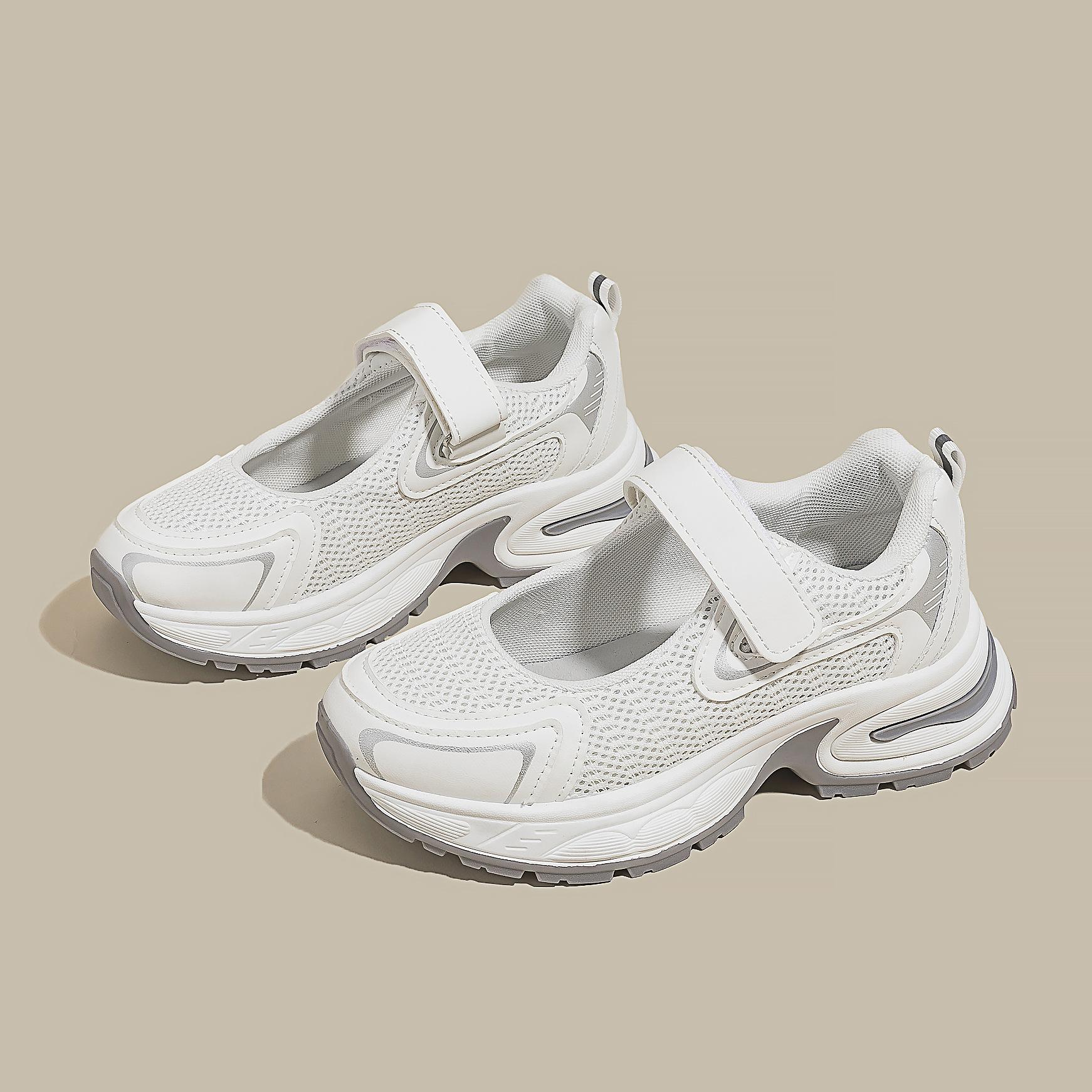 

Женские повседневные сетчатые кроссовки для бега, противоскользящие легкие прогулочные туфли, летняя дышащая спортивная обувь с полыми отверстиями, спортивные теннисные кроссовки для женщин 40 белый