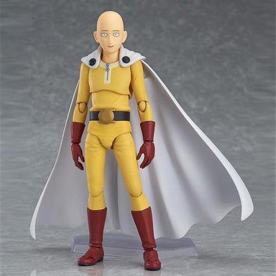 Anime Saitama One Punch Man Figma 310 PVC Akční figurka Sběratelský model Hračky Cca 14 CM