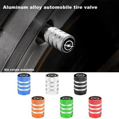 4pcs Car Tire Valve Stems Cap Aluminum Tyre Wheel Stem Air Valve Cover Airdust For Insignia Astra Antara Meriva Zafira H G