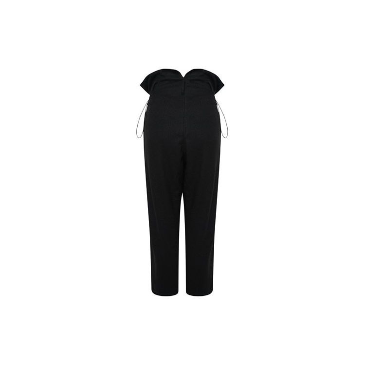 Y-3 High-Waisted Elastic Waist Casual Long Pants Unisex bottoms Black DP0730