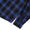 INTERCREW Flannel Yarn-Dyed Multi-Check Shirt D Blue Itz1Yc02Adb