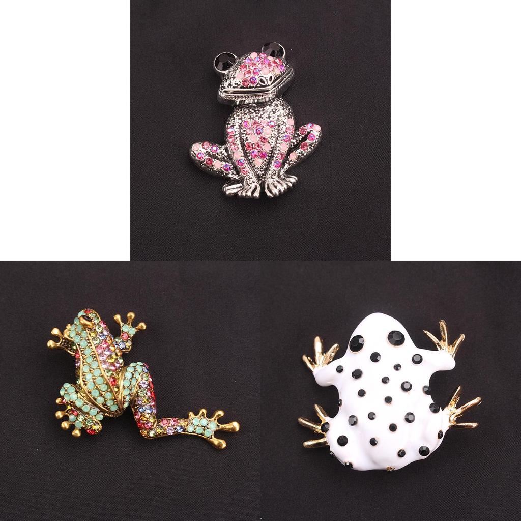 Frog Brooch Pin Fashion Animal Alloy Decorative Jewelry For Women Men