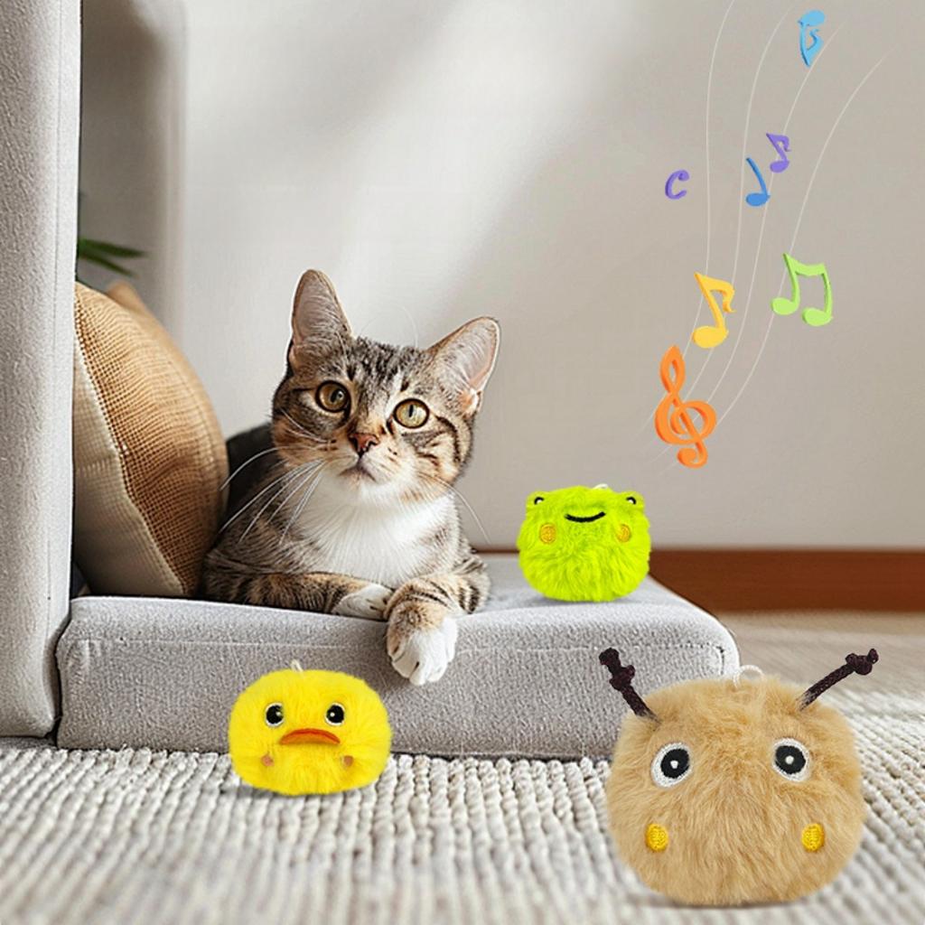 Katzenspielzeug, Interaktives Katzenspielzeug, Katzensport für drinnen, Plüschtiere