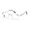 Rimless Reading Glasses For +1.0 to +4.0 Women Men Ultralight Alloy Temples Spectacles For Presbyopic Hyperopia