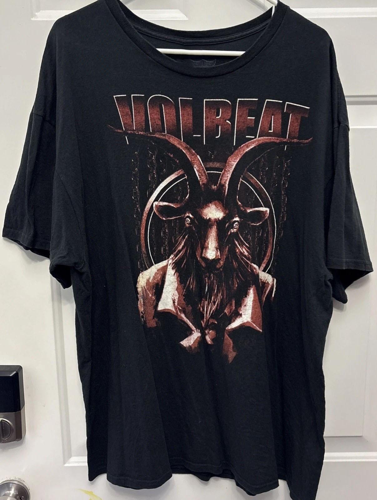 Volbeat Official 2015 North American Tour Vintage T-Shirt UR050 FREE SHIPPING S