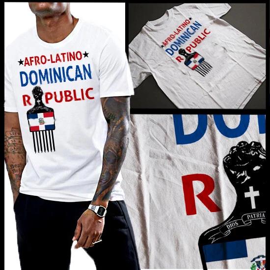 

Dominican Republic Afro Latino T-Shirt African Hispanic Heritage Pride Cotton L