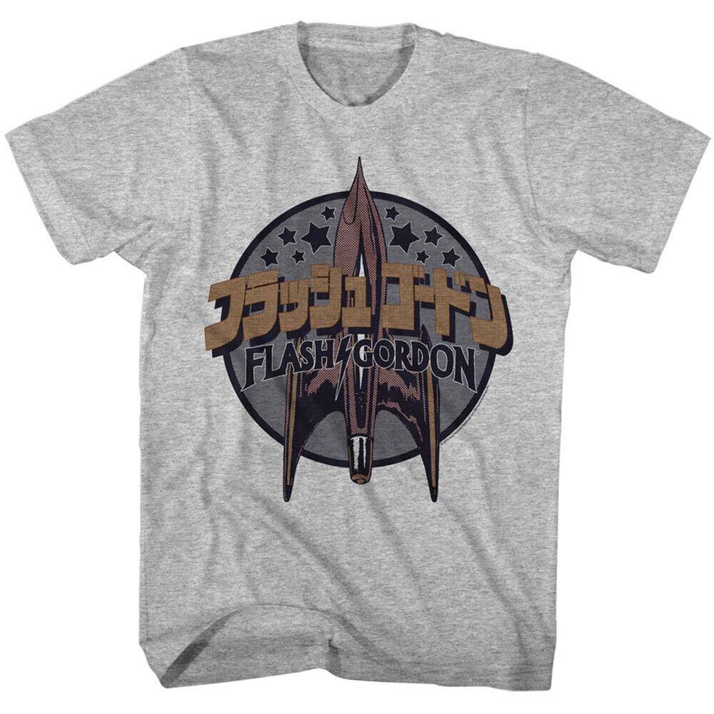 

Серая футболка унисекс Flash Gordon Halftone Heather