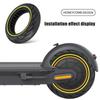 Scooter Tire - INDESTRUCTIBLE - 10x2.5 - Yellow and Black - Solid - Grooved