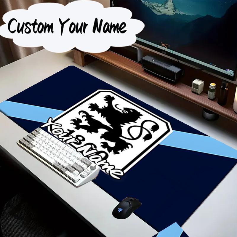 Custom Name Mouse Pad Club Crest Munchen Design Mouse Pad, Gaming Mouse Pad, Keyboard Pad, Desk Decor for Computer Notebook Fan Birthday Gift