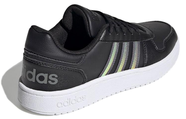 Women's Sneakers Adidas Wmns Hoops 2.0 'Black Tactile Gold Metallic'